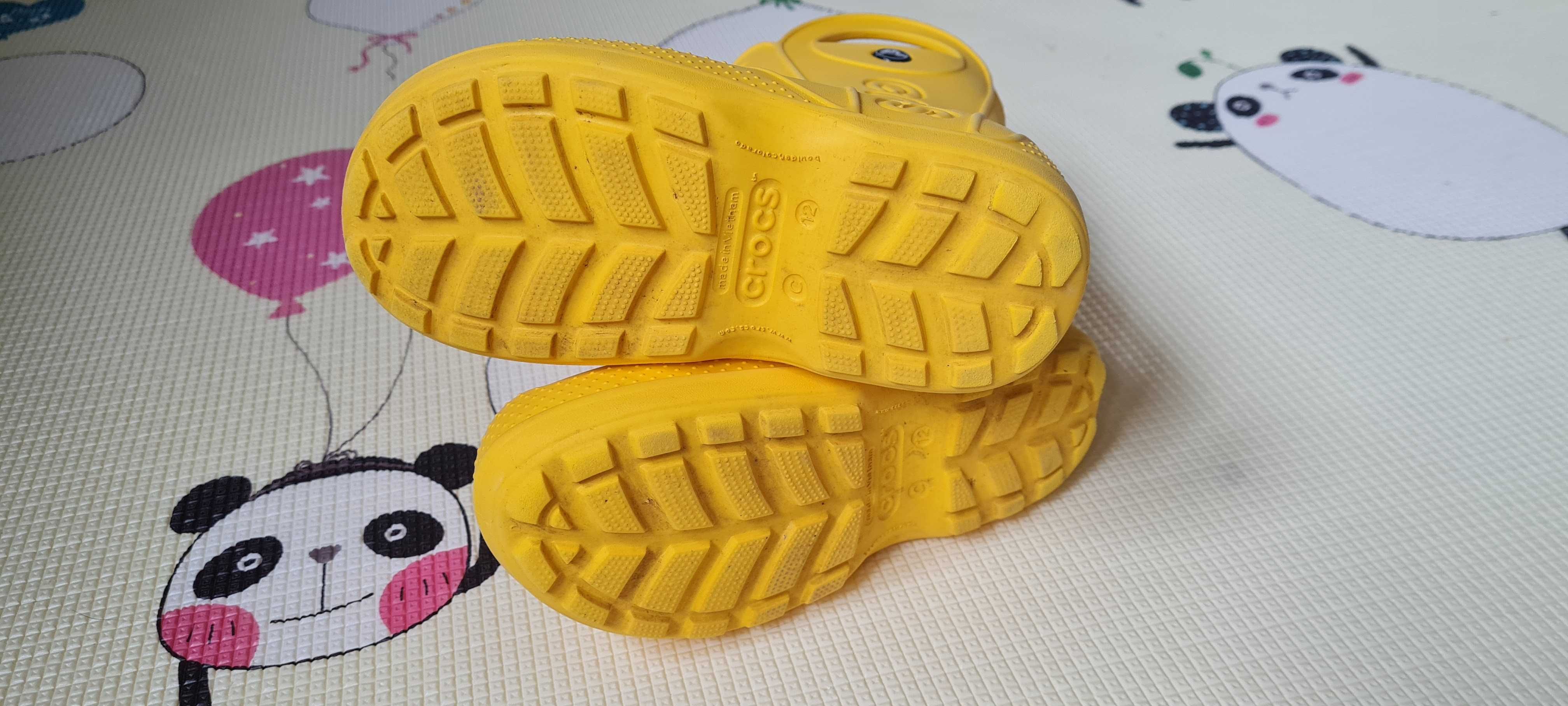 Kalosze crocs  rozm . 29- 30  C12 żółte