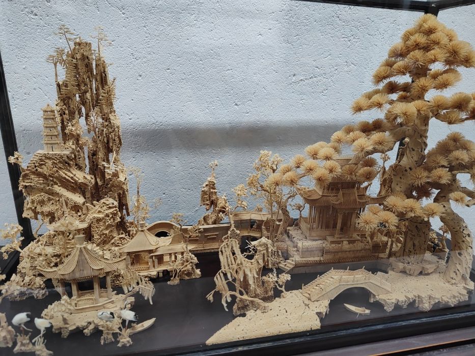 Diorama/akwarium z korka