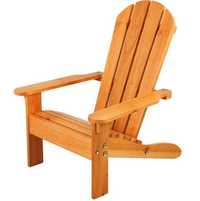 Krzesło outdoorowe z drewna dla dzieci Adirondack KidKraft – miodowe
