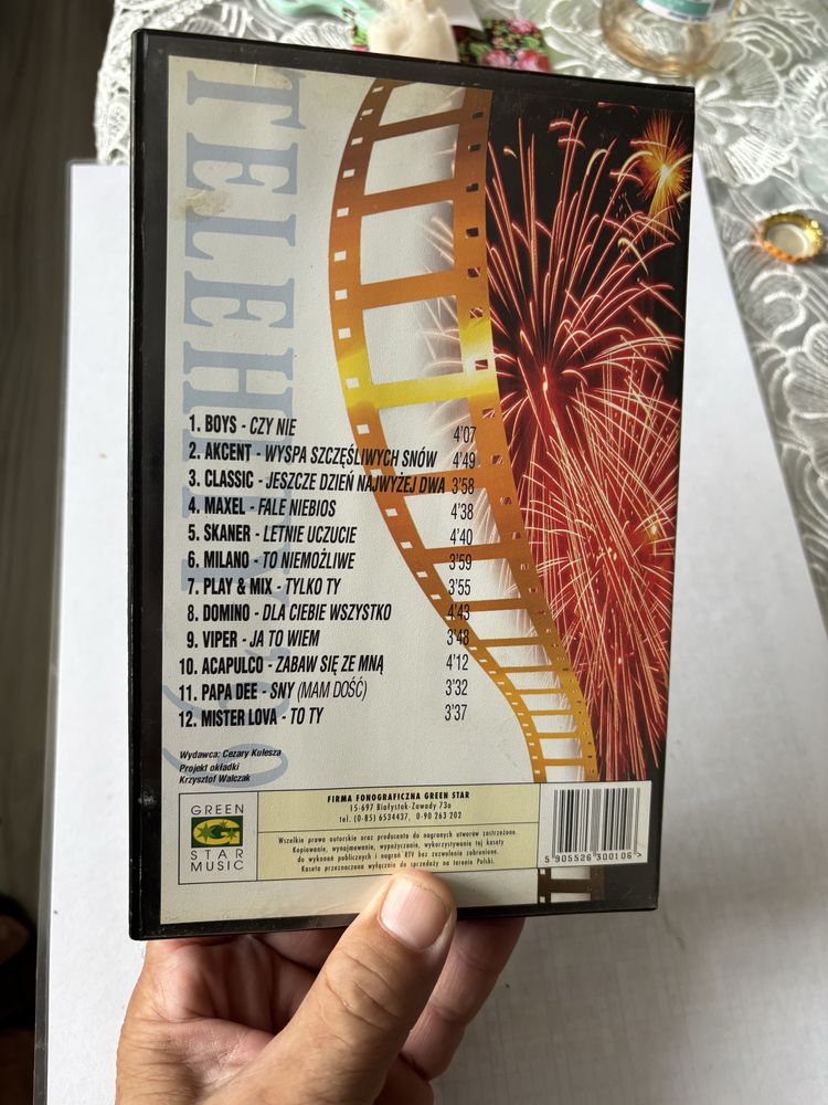 Disco polo tekedyski Tekehity 99 Boys classicAkcent Skaner kaseta vhs