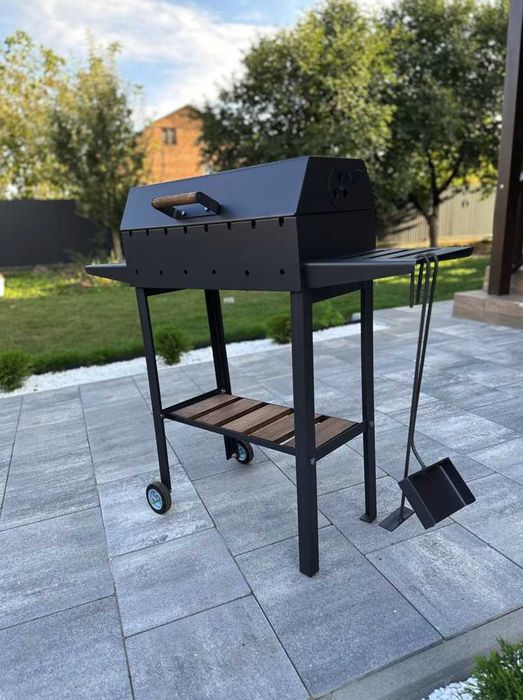 Мангал гриль з кришкою для приватного будинку метал 4 мм БЕЗ ПРЕДОПЛАТ