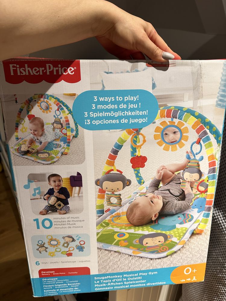 Grająca mata fisher price z lusterkiem