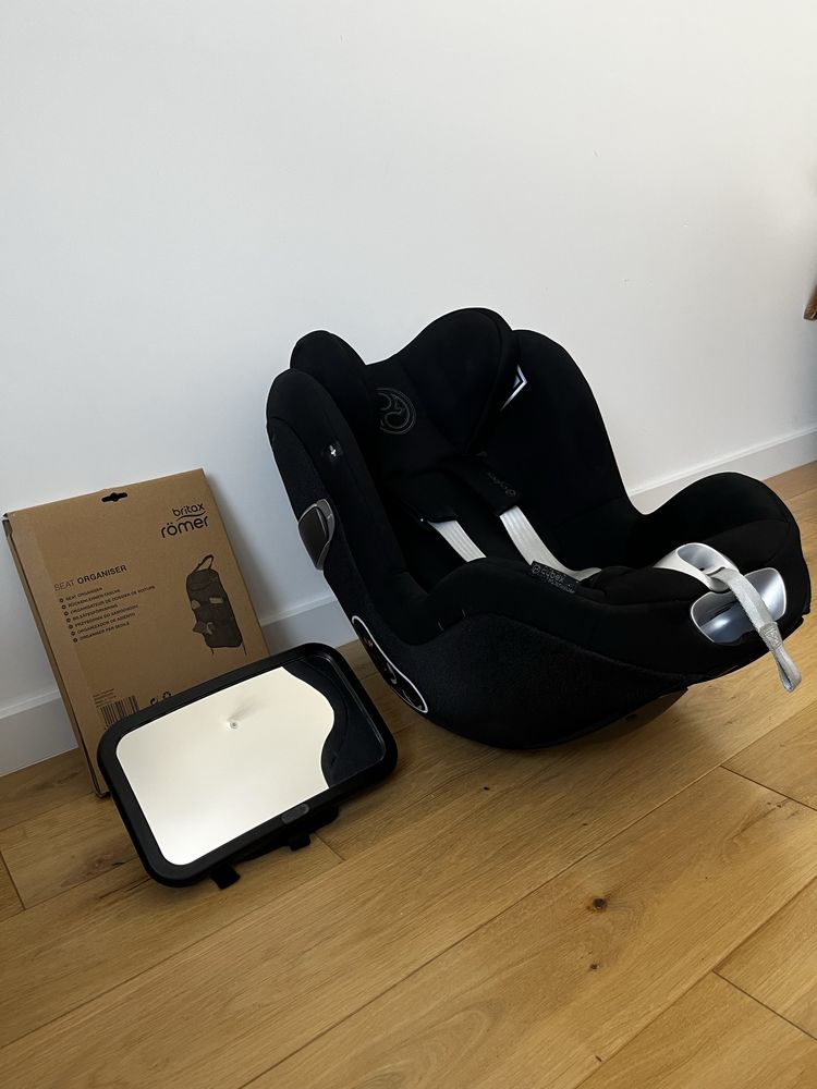Fotelik Cybex Sirona Z i-Size + organizer + lusterko – zestaw