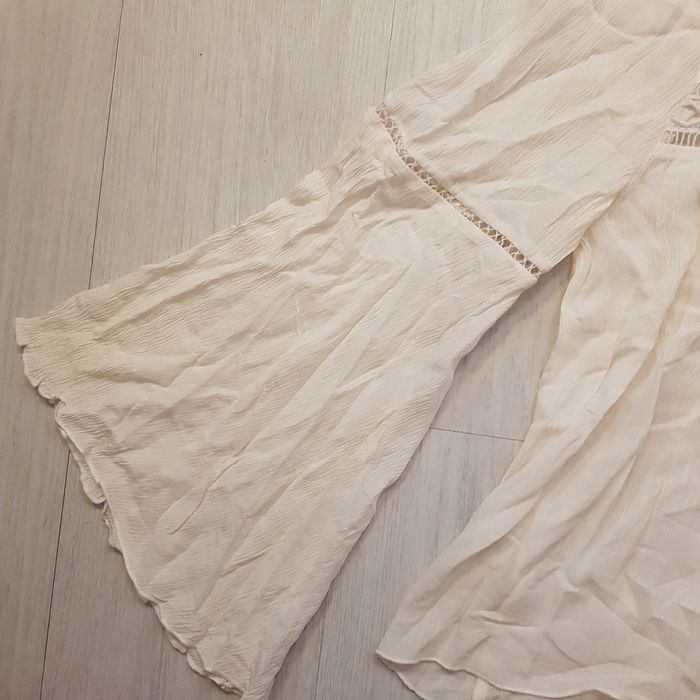 Bluzka hippie boho H&M beżowa nowa