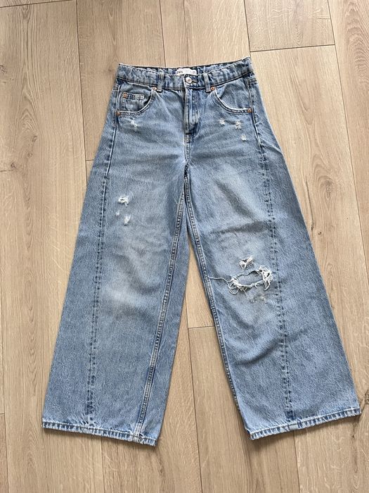 Jeansy wide leg Zara 152