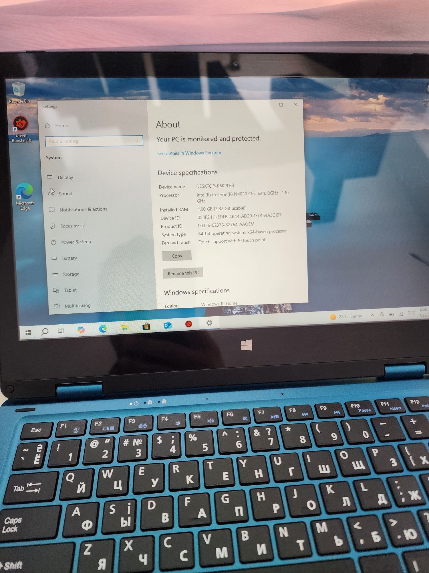 Ноутбук Gateway TC116 2в1 сенсорний планшет