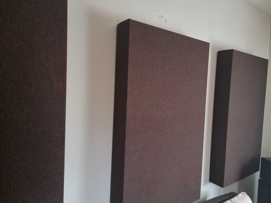 Panele akustyczne z wełny o BARDZO WYSOKIEJ GĘSTOŚCI - 6 szt