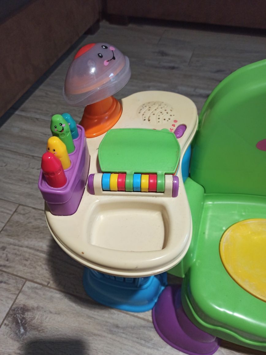 Krzesełko fotel Fisher price edukacyjne