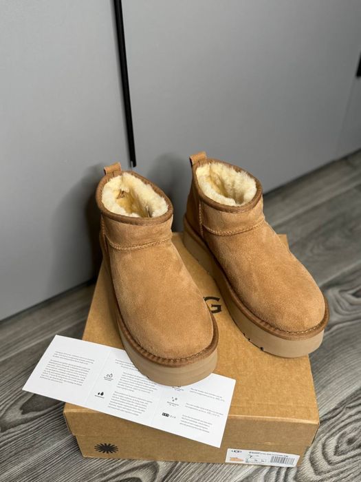 Ugg mini platform уггі угг угги рыжие угги валянки платформа