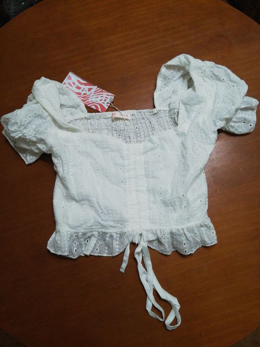 Top Shein branco