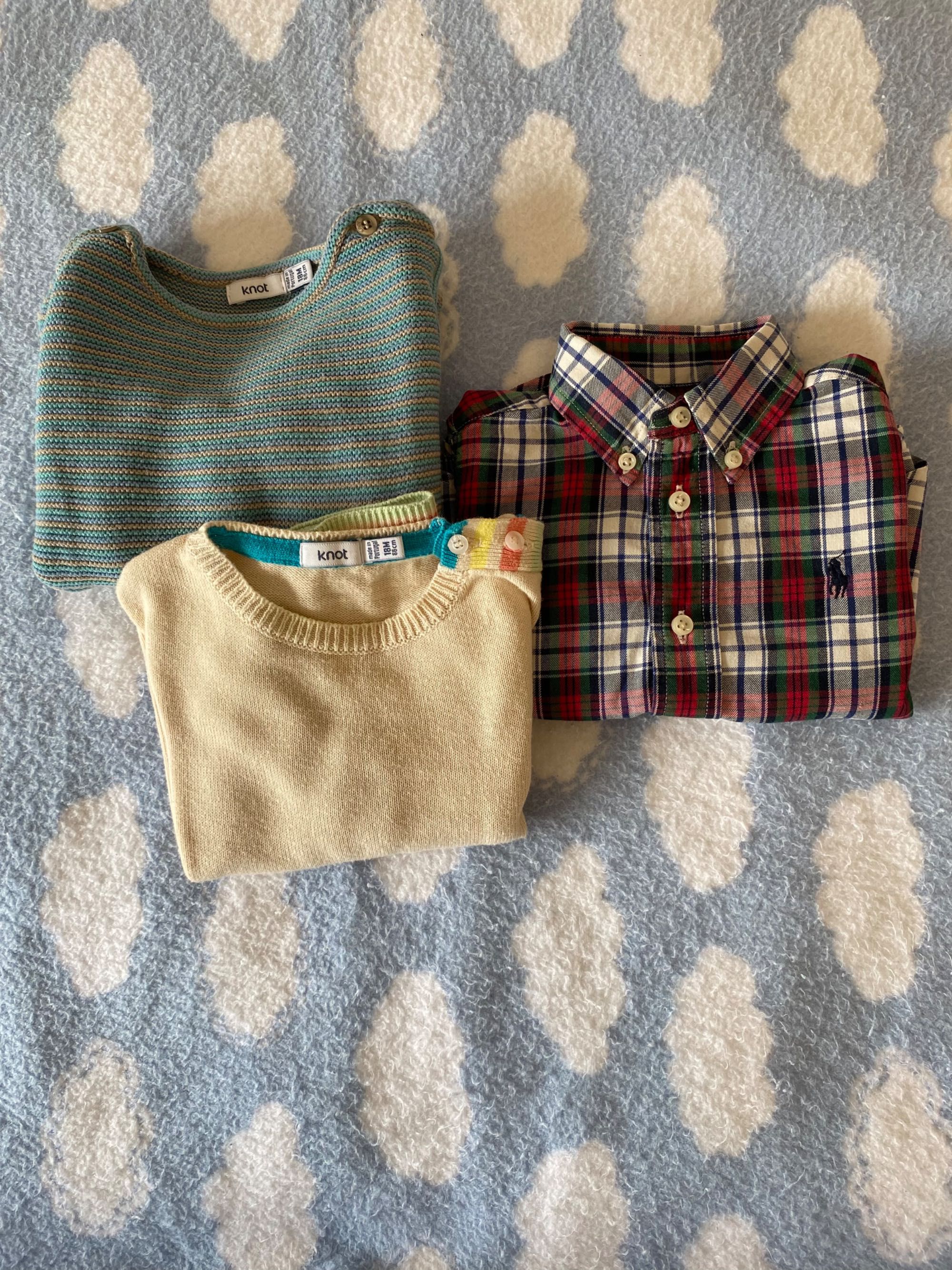 Roupa bebé menino Ralph Lauren, Oshkosh, Knot (18 meses)