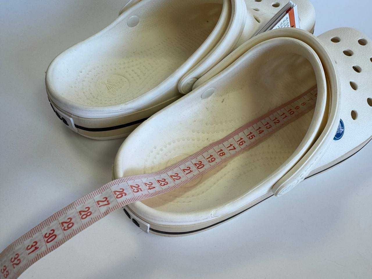 Crocs Crocband White  Крокси M6/W8 38р Уцінка! №10014