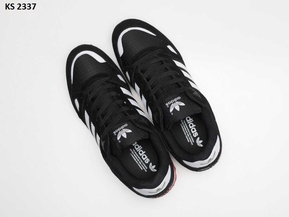 Чоловічі кросівки Adidas ZX 750 чорний з білим  KS 2337 ХІТ