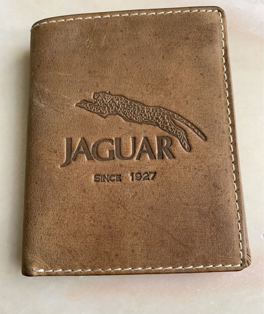 Carteira em pele Jaguar