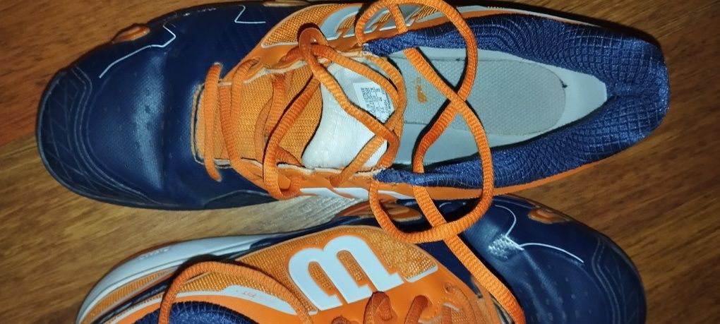 Тенісні кросівки чоловічі Wilson Rush Pro 2.0 clementine/navy/white