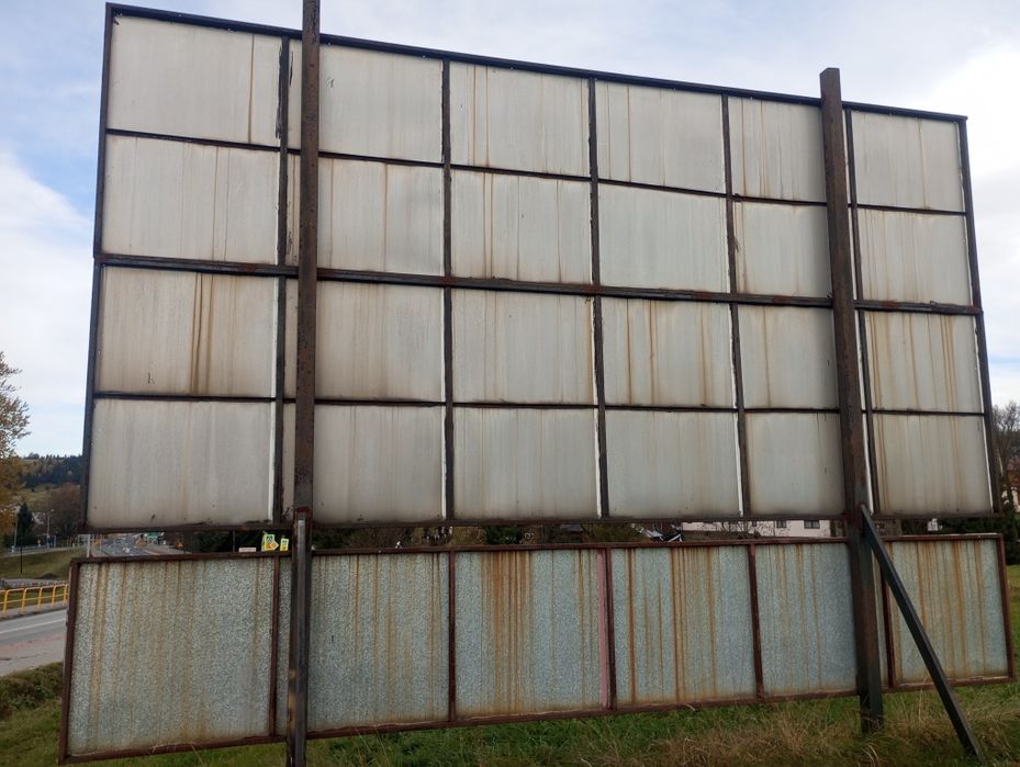 Bilbord, Konstrukcja stelażowa pod reklamę, sprzedam lub wynajmę, Podh