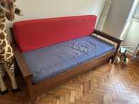 sofa-cama madeira maciça