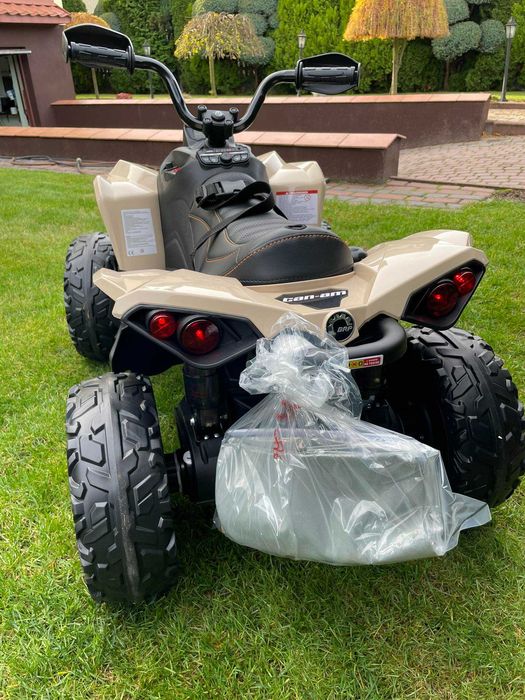 Duży Mocny QUAD elektryczny dla dzieci CAN-AM 24V 400W na akumulator