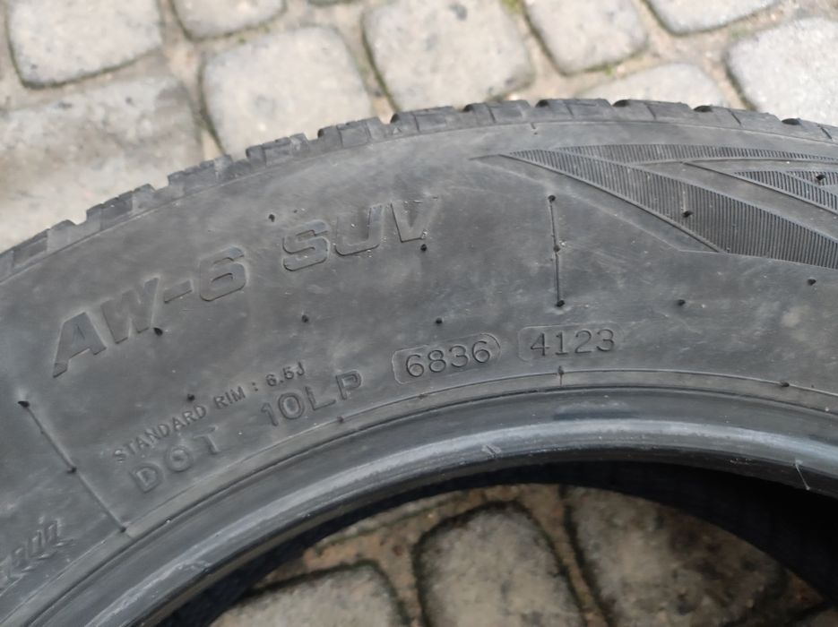 215.60.17 Dwie opony Wielosezonowe Nankang dot 2023