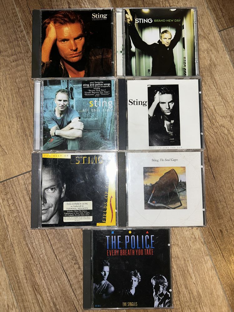 Sting Police 7 płyt CD oryginalne stan bdb cena za komplet