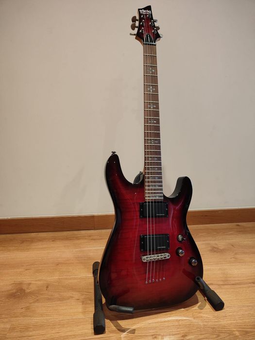 Guitarra Schecter Demon-6 Crimson Red Burst
