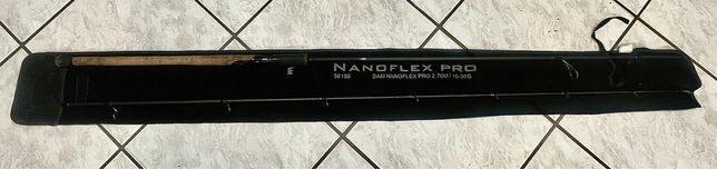 Dam Nanoflex Pro 10-30gr 270cm + kołowrotek + nowa plecionka