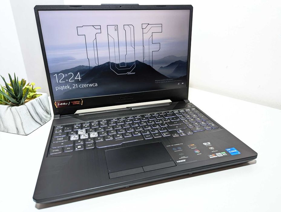 LAPTOP GAMINGOWY Asus TUF F15 NVidia GeForce RTX Intel Core komputer