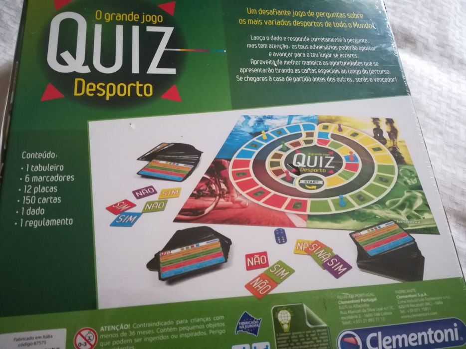 O Grande Quiz Desporto - novo e selado