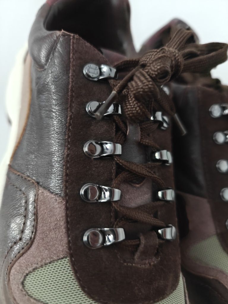 Massimo Dutti sneakersy sportowe adidasy damskie skóra  41/27 cm