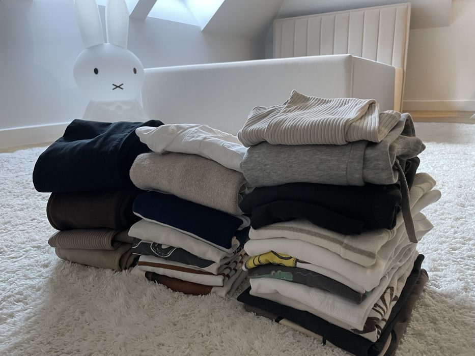 Zestaw paczka paka chłopiec jesień 110 Zara Tommy Hilfiger gratis 23sz