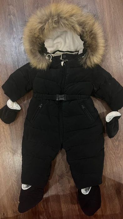 Зимовий комбінезон з натуральним хутром