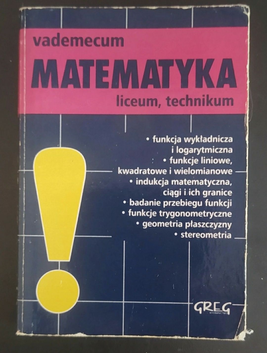 Vademecum- matematyka