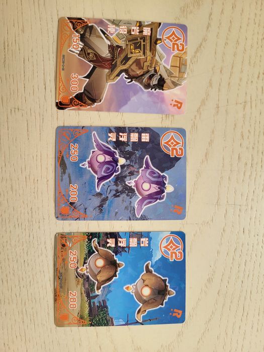 Карти картки геншин