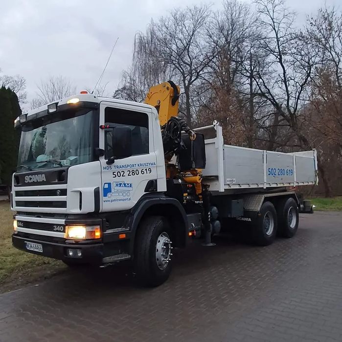 Scania 114L  SCANIA 114L 6X4 HDS-Wywrotka