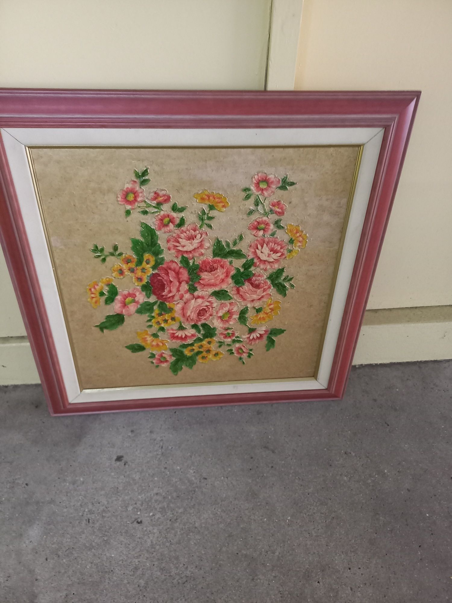 Quadro pintado à  mão