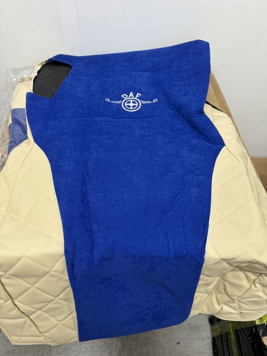 Pokrowce na diedzenia DAF XF XG 106 pikowane welurowe