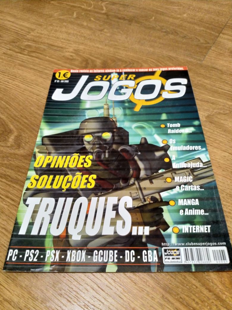 Coleção completa revista Super Jogos