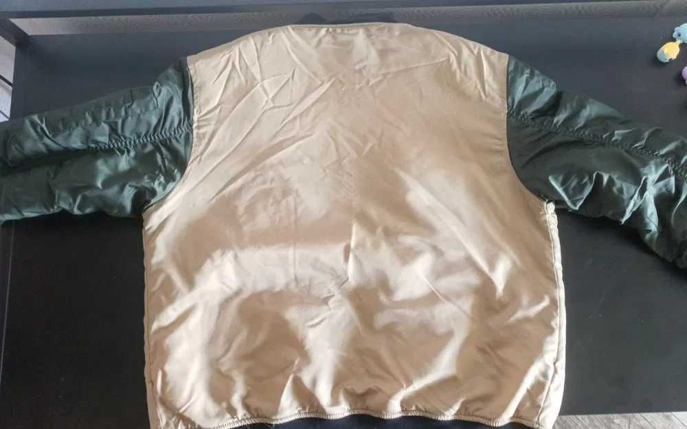 Бомбер Sik Silk Cream/Green куртка