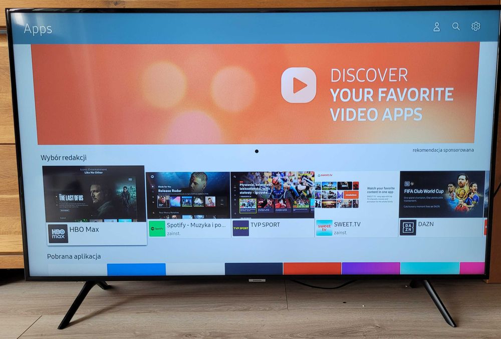 Samsung 49" 4K Wifi Smart HEVC Max Netflix Disney UE49NU7102 transport