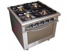 Fogao Industrial Inox 4 Bocas + 2 fornos Novo c/garantia por encomenda