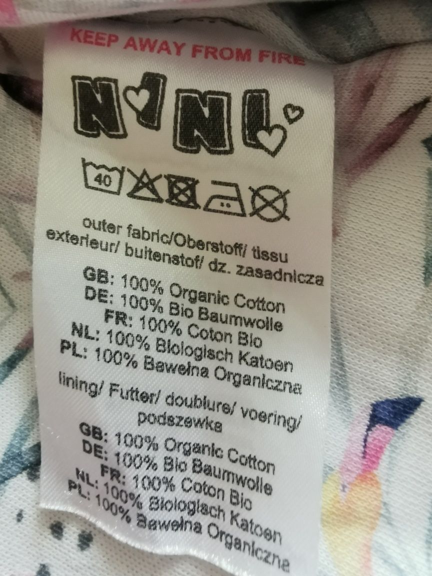 Bluza zapinana Nini r. 62 bawełna organiczna
