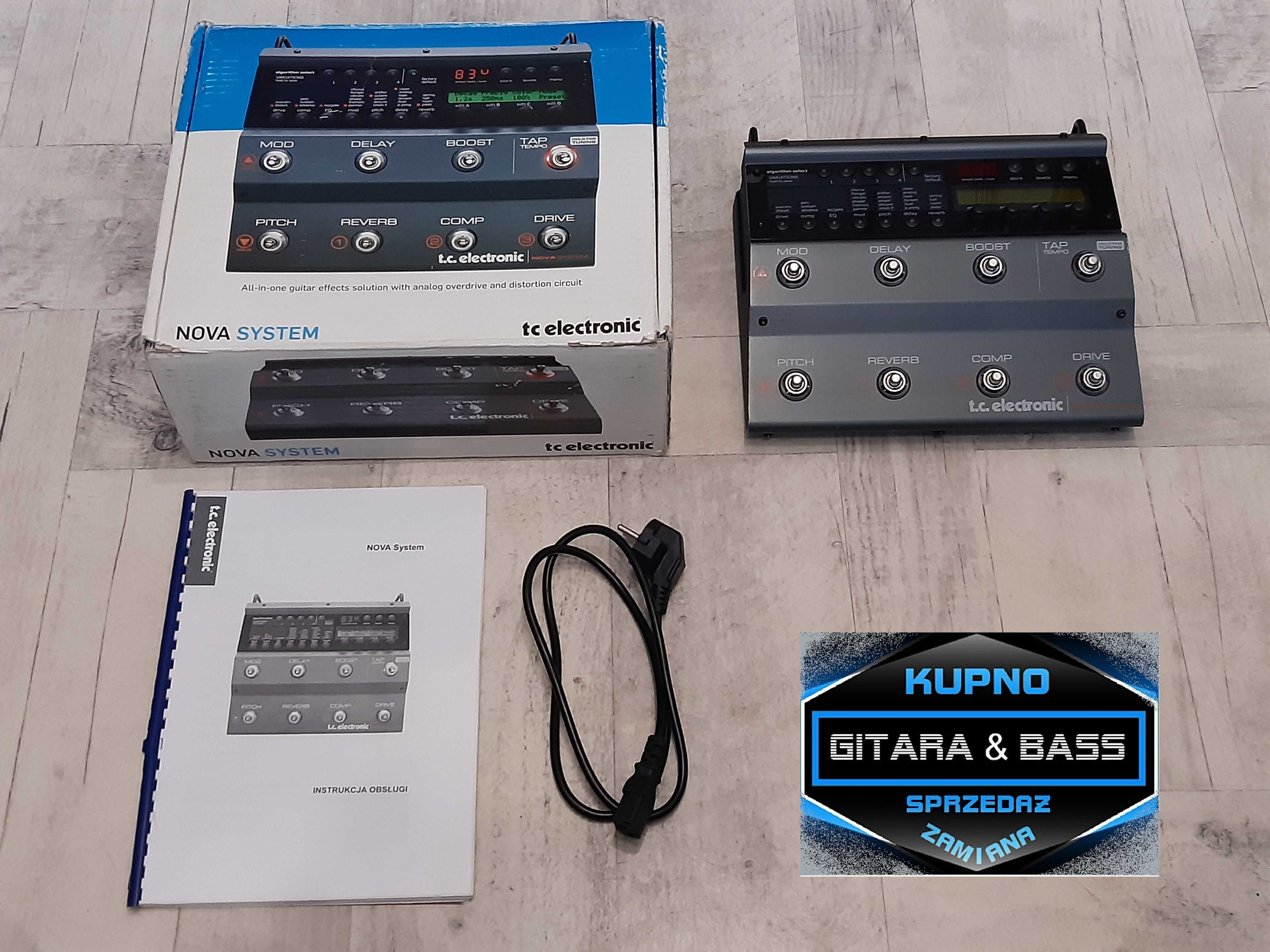 Super Multiefekt Gitarowy TC ELECTRONIC NOVA SYSTEM - wysyłka -zamiana