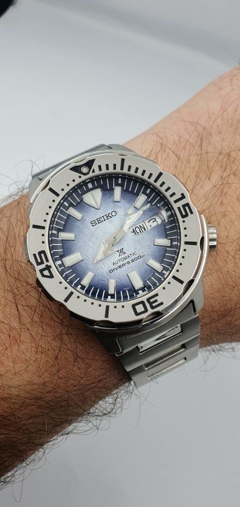 Seiko Antarctica Monster Special Edition Save The Ocean Frost PENGUIN