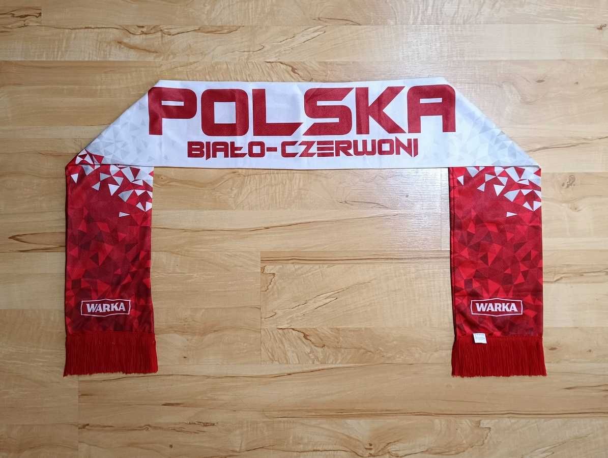 Szalik piłkarski *Polska. Biało - Czerwoni* Warka