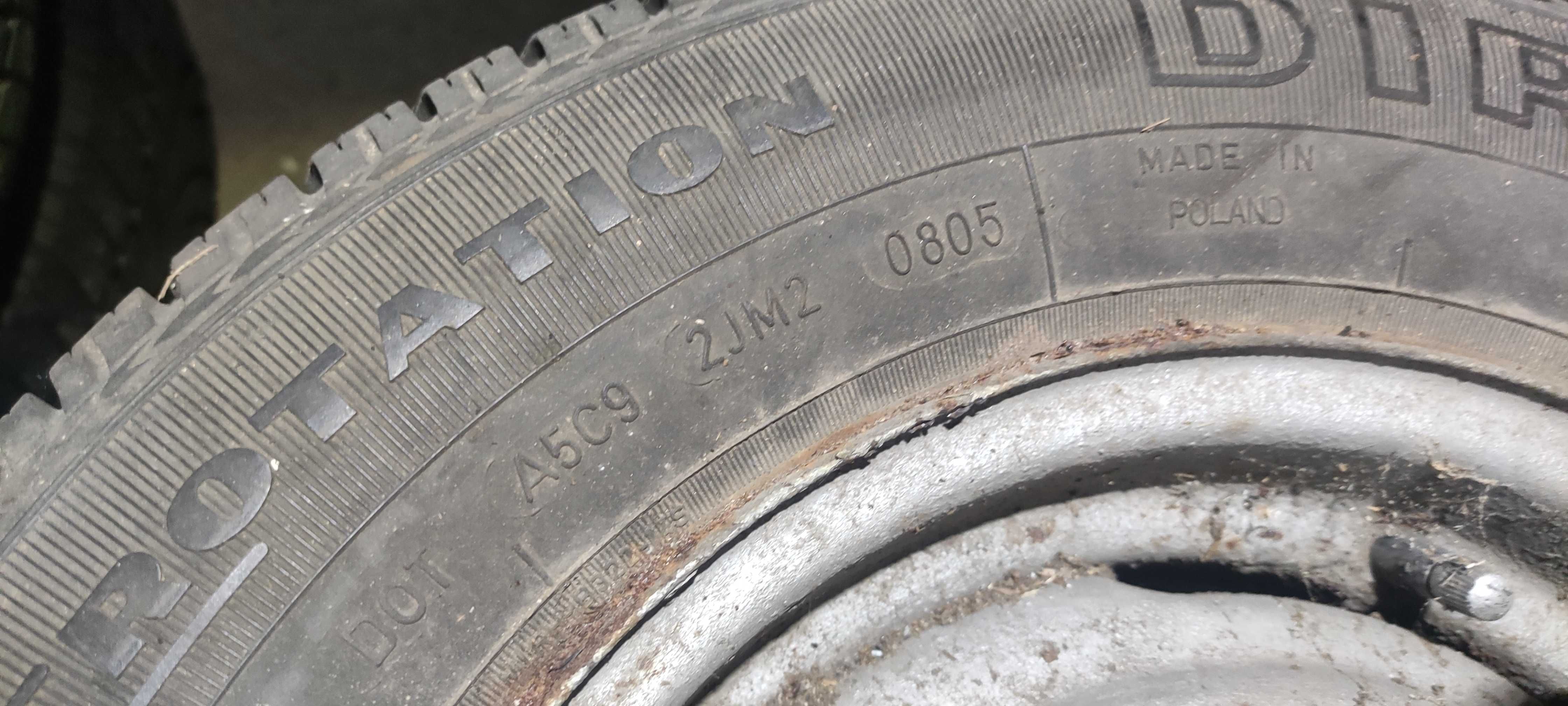 koła lato felga fiat 126p maluch 145/80/12  r12