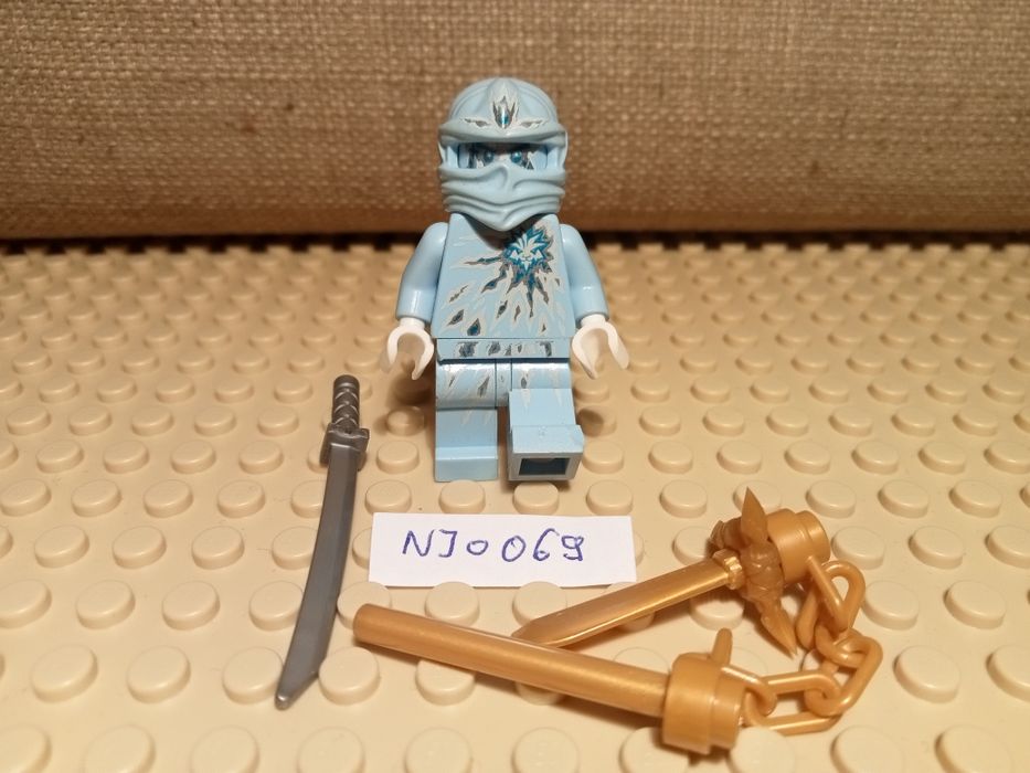 NJO069 Zane NRG Lego Ninjago bardzo rzadki, stan dobry + broń