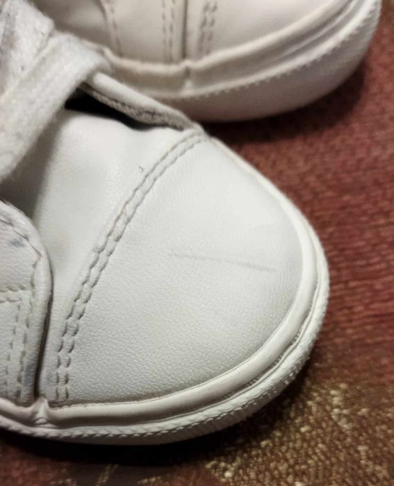 Белые стильные ботинки полуботинки кеды