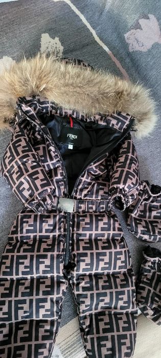 Fendi Италия пуховик комбінезон на пуху