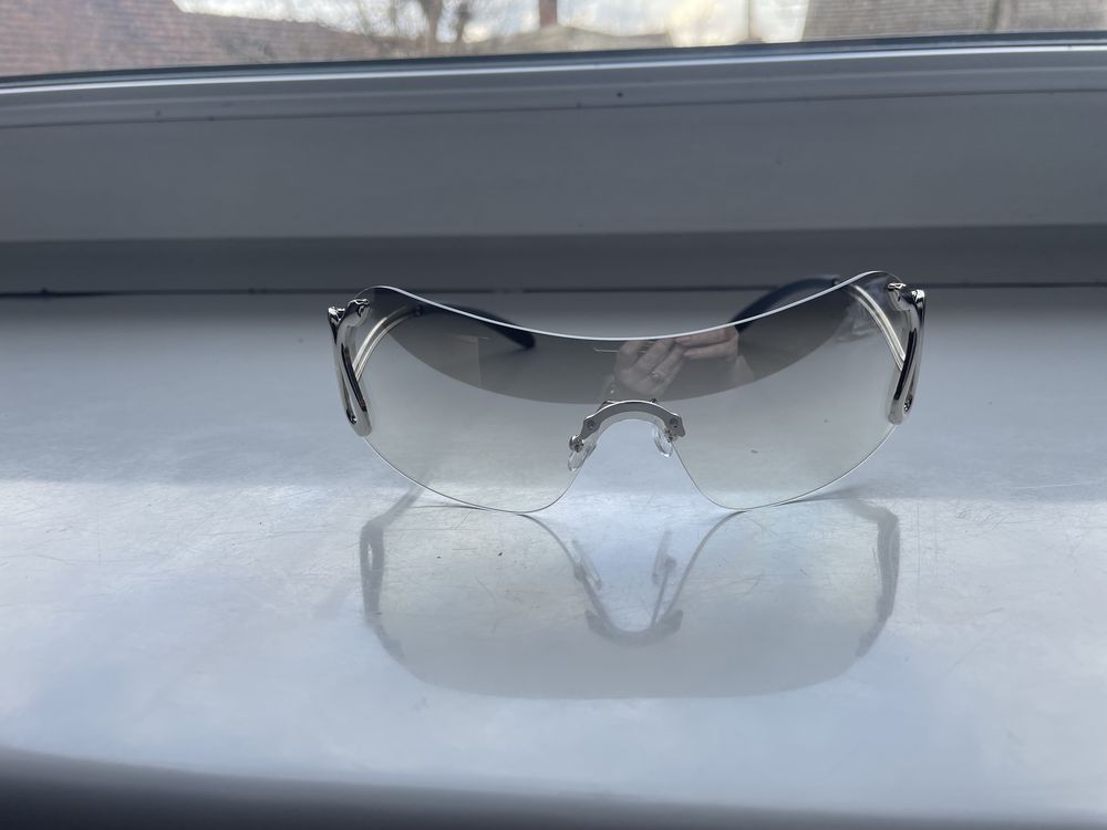 Okulary Y2k transparent  żmija