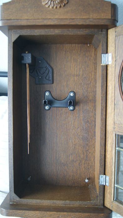 268 Zegar wiszący mechaniczny Franz Hermle z 1981 roku